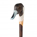 Hand Carved Pintail Walking Stick