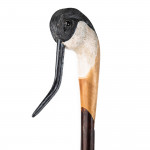 Hand Carved Avoset Walking Stick with Buffalo Horn Beak