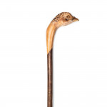 Hand Carved Hen Pheasant Walking Stick