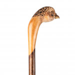 Hand Carved Hen Pheasant Walking Stick