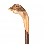 Hand Carved Hen Pheasant Walking Stick