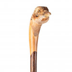 Hand Carved Hen Pheasant Walking Stick