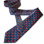 Silk Mallard Tie in Indigo