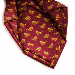 Silk Mallard Tie in Chianti