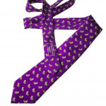 Silk Partridge Tie in Palace Purple