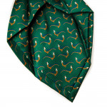 Silk Pheasant tie in Dark Green