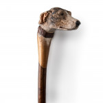 Greyhound Carved Stick