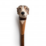 Greyhound Carved Stick
