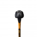 Personalised Hand Carved Dog Walking Stick