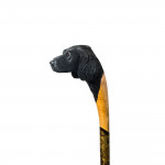 Personalised Hand Carved Dog Walking Stick