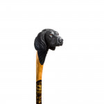 Personalised Hand Carved Dog Walking Stick