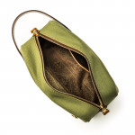 Bournbrook Wash Bag in Safari Green and Mid Tan