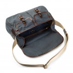 Bishop Hill Bag in Petrol Blue Twill Canvas