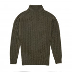 Cashmere Cannock Cable  in Field Green