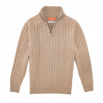 Cashmere Cannock Cable  in Light Clay