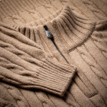 Cashmere Cannock Cable  in Light Clay