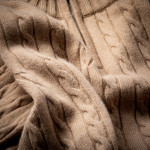 Cashmere Cannock Cable  in Light Clay