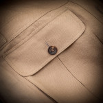 Ladies Linen Safari Jacket in Sand