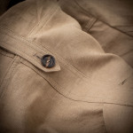 Ladies Linen Safari Jacket in Sand