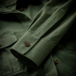 Ladies Safari Shirt in Marula Green