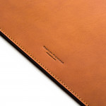 Leather Document Holder in Mid Tan