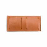 Medium 10 Rd Open Ammunition Belt Wallet in Mid Tan