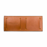 Large 10 Rd Open Ammunition Belt Wallet in Mid Tan