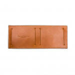 Small 10 Rd Open Ammunition Belt Wallet in Mid Tan