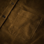 Men's Fine Corduroy Shirt in Light Brown