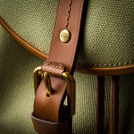 Explora Deluxe Rucksack in Safari Green & Mid Tan