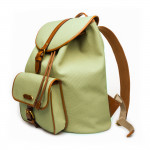 Explora Deluxe Rucksack in Safari Green & Mid Tan