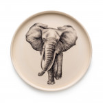 Large Hand Painted Elephant Dish