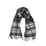 Pure Cashmere Scarf in Grey Buchanan