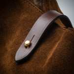 16L Tote Bag In Walnut Suede
