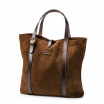 16L Tote Bag In Walnut Suede