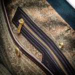 16L Tote Bag In Petrol Blue Twill Canvas