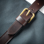 16L Tote Bag In Petrol Blue Twill Canvas