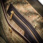 16L Tote Bag In Khaki Green Twill Canvas