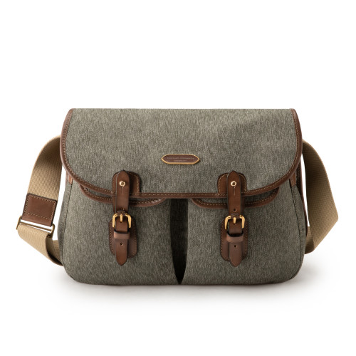 Bishop Bag in Swiss Army Salt & Pepper Fabric