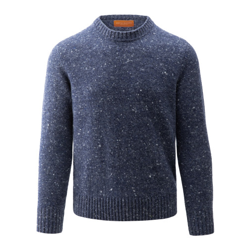 Cotswolds Crewneck in Blue Marl